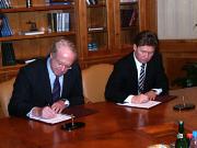 Paolo Scaroni e Alexei Miller