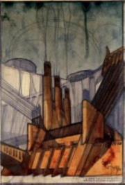 Antonio S’Elia: Centrale elettrica, 1914