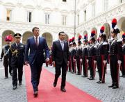 Matteo Renzi e Li Keqiang