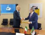 Claudio Descalzi e Abdelmoumem Ould Kaddour