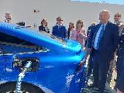 Rifornimento di idrogeno durante l'inaugurazione