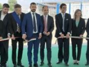 Levan Davitashvili (al centro) e Leonardo Caputo (alla sua sinistra)