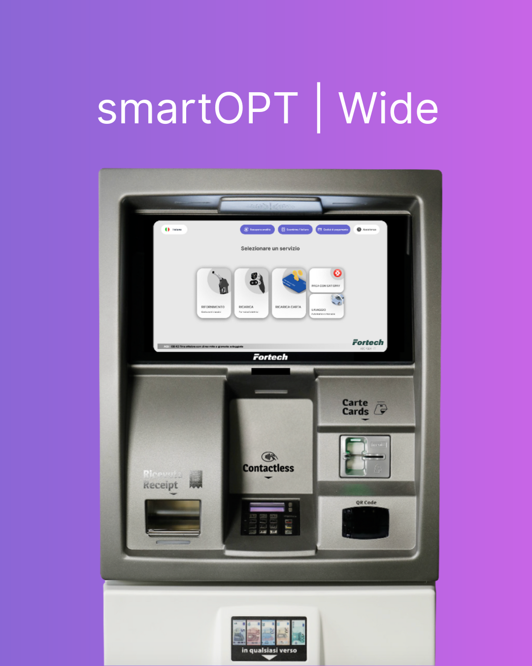 smartOPT | Wide: il terminale intelligente con interfaccia adattiva che cambia le regole del gioco