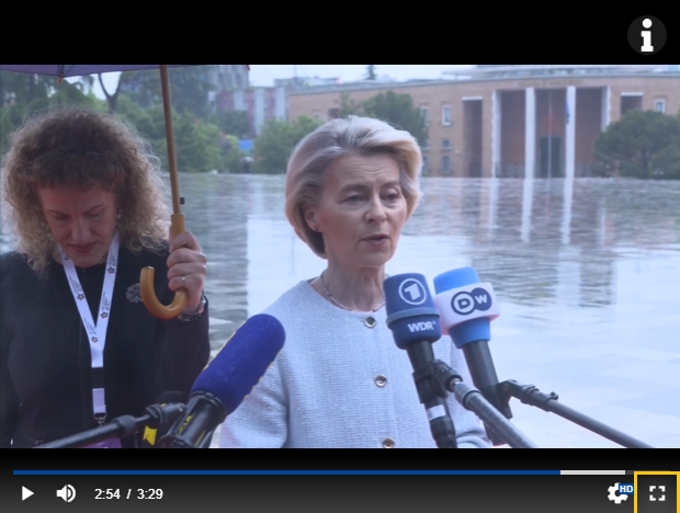 Russia, von der Leyen: “lavoriamo a nuove sanzioni su gas e petrolio”