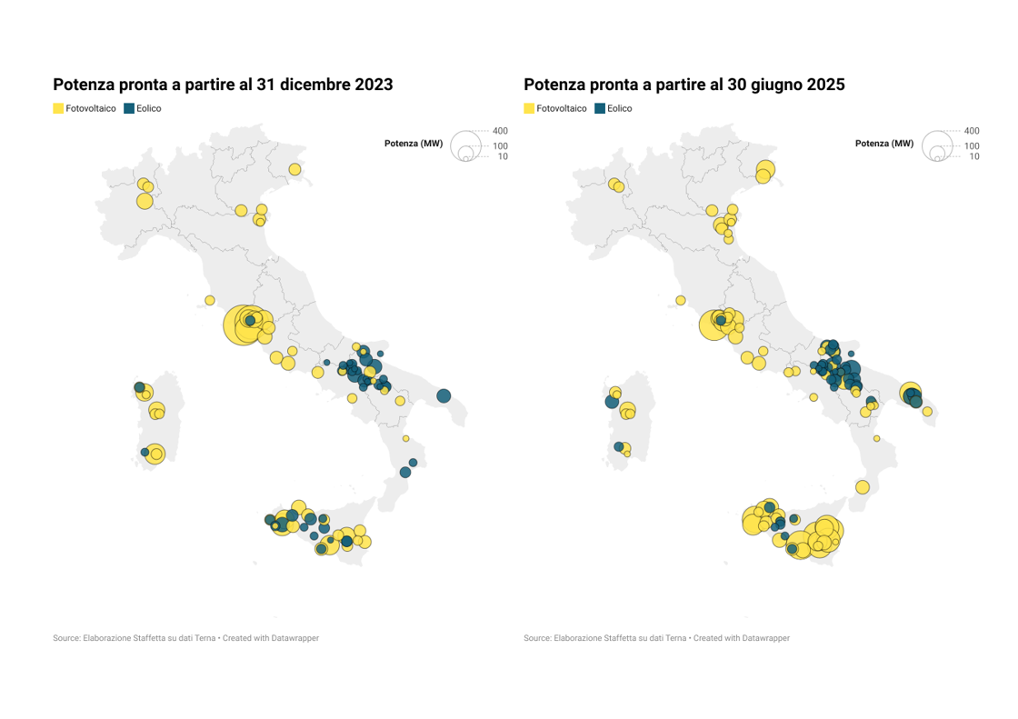 Rinnovabili, come cambiano le “zone calde” d'Italia
