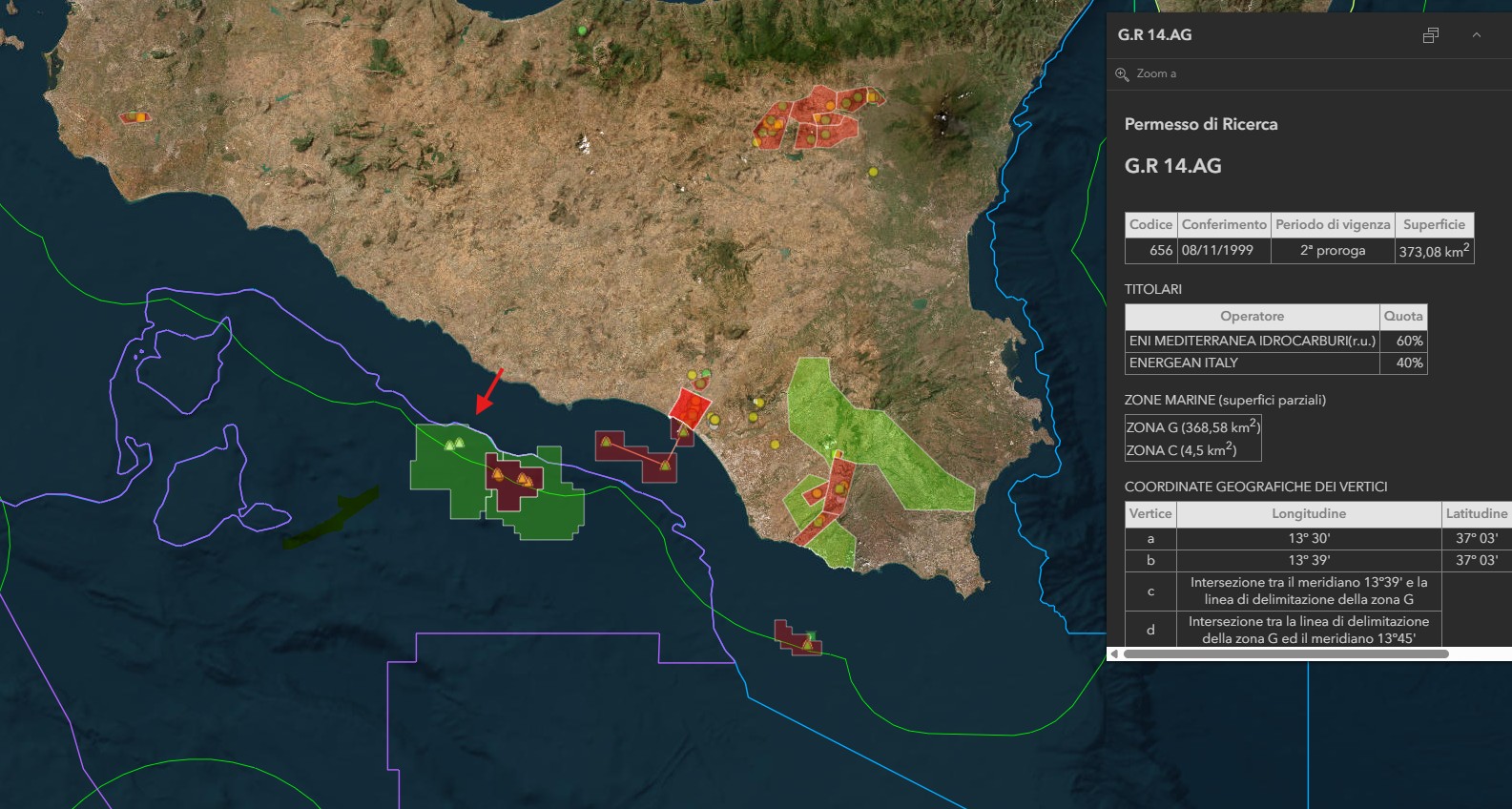 Eni, ripristinato secondo permesso di ricerca nel Canale di Sicilia