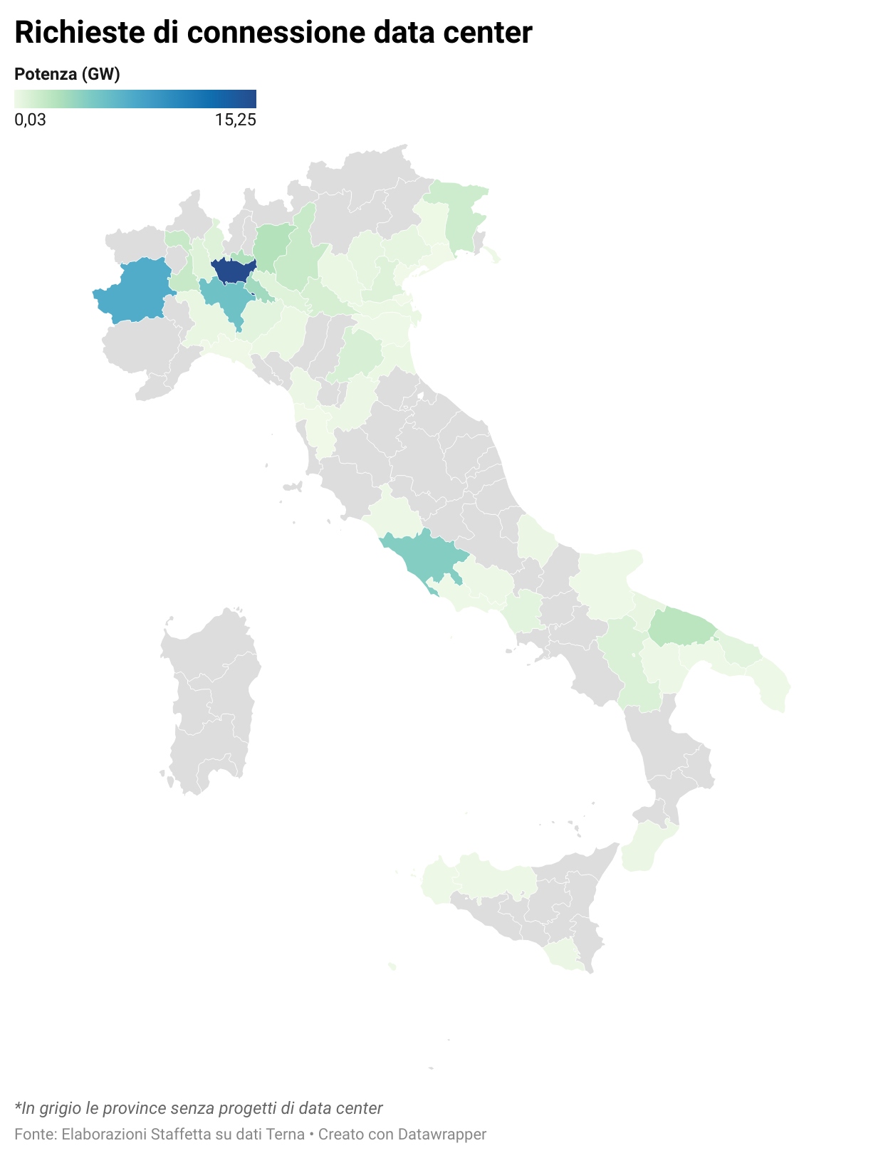 Data center, la mappa dei progetti in Italia