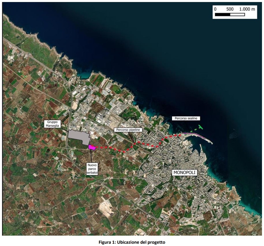 Biocarburanti, iter Via per nuovo terminal a Monopoli