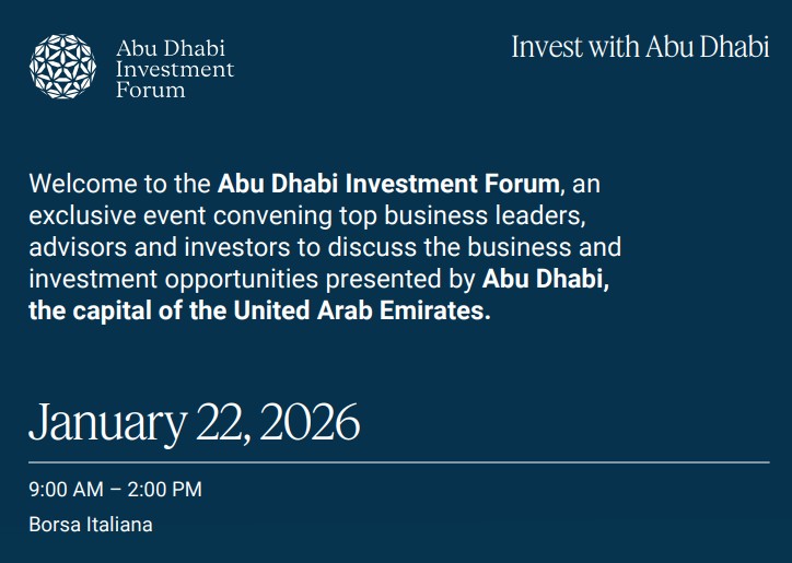 Emirati, Forum investimenti alla Borsa di Milano