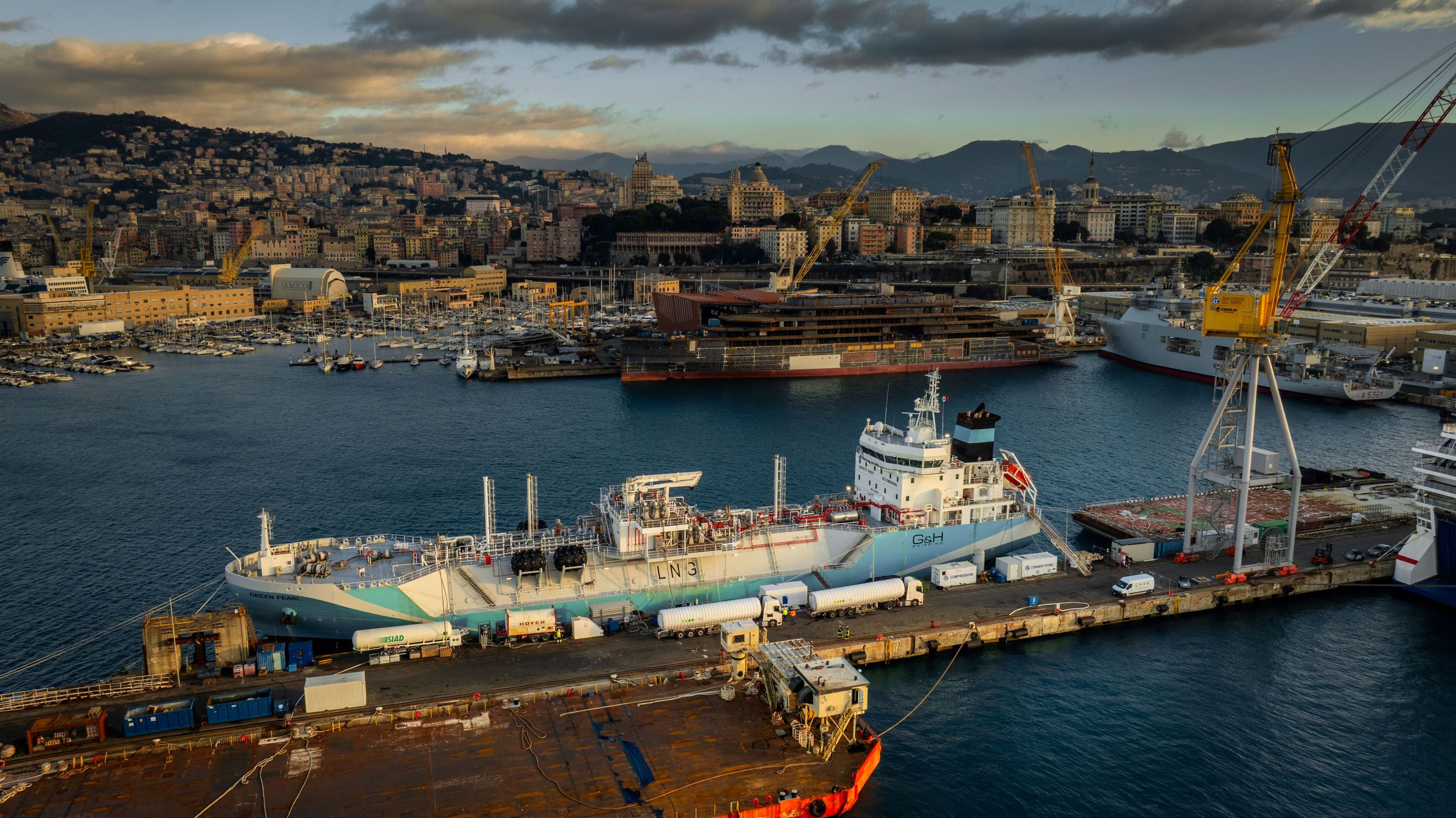 Gnl, Axpo inaugura la nuova nave Green Pearl