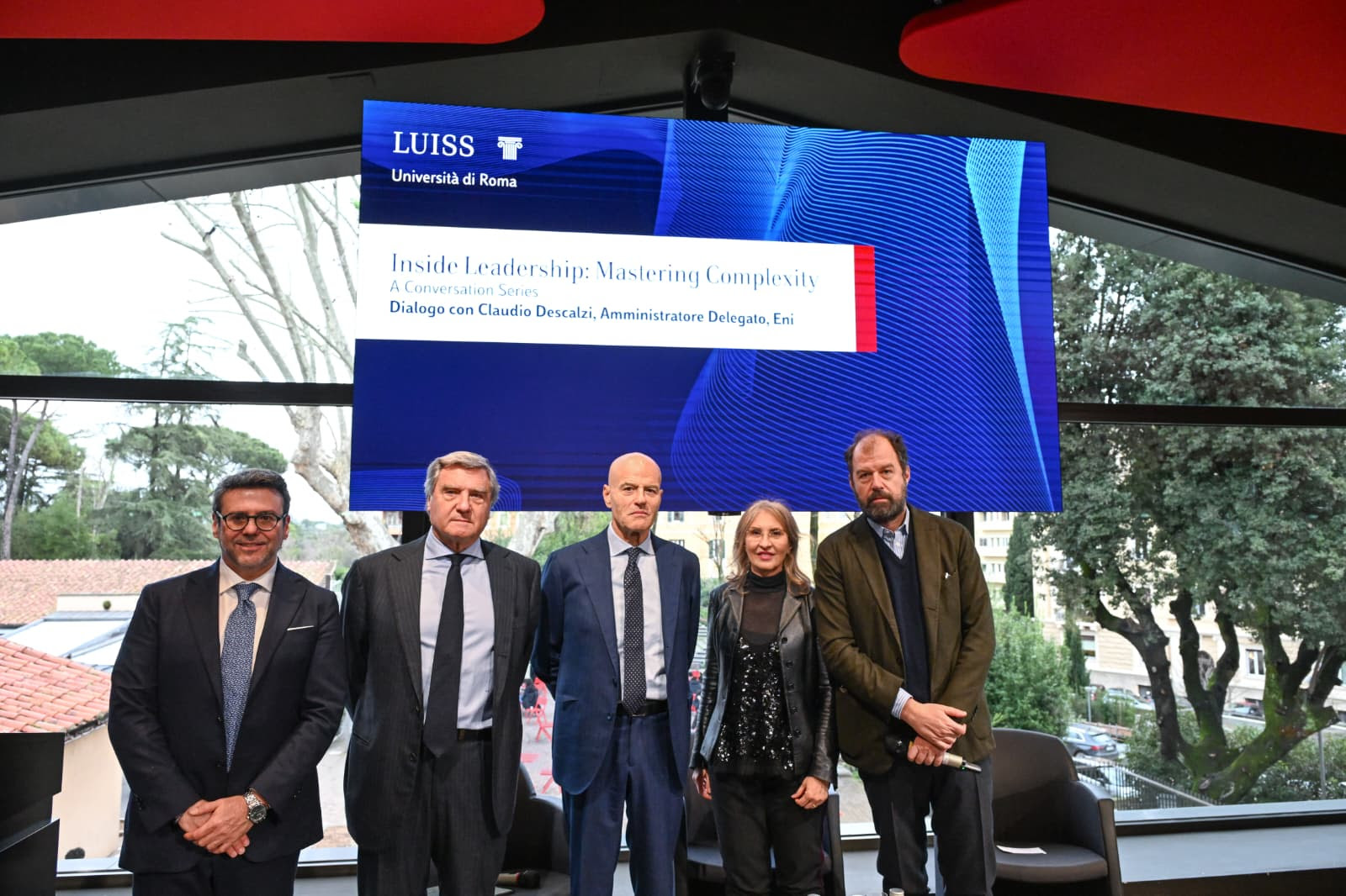 Luiss, Descalzi inaugura “Inside Leadership"