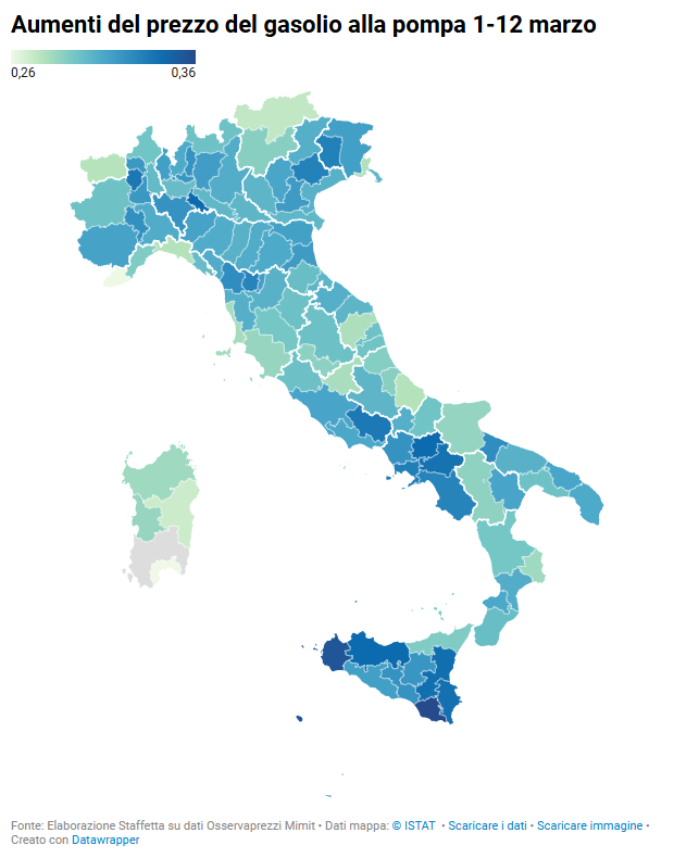 Cosa è successo ai prezzi dei carburanti nelle ultime due settimane