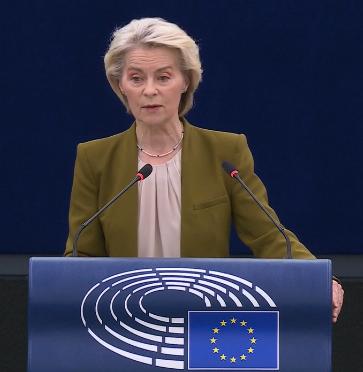 Von der Leyen: 95 mld per l'elettrificazione dal bilancio UE